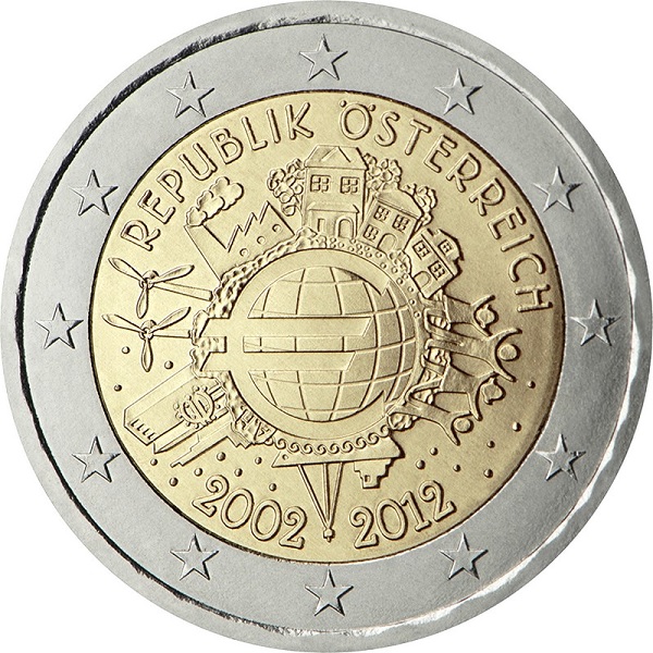 Австрия 2 Евро