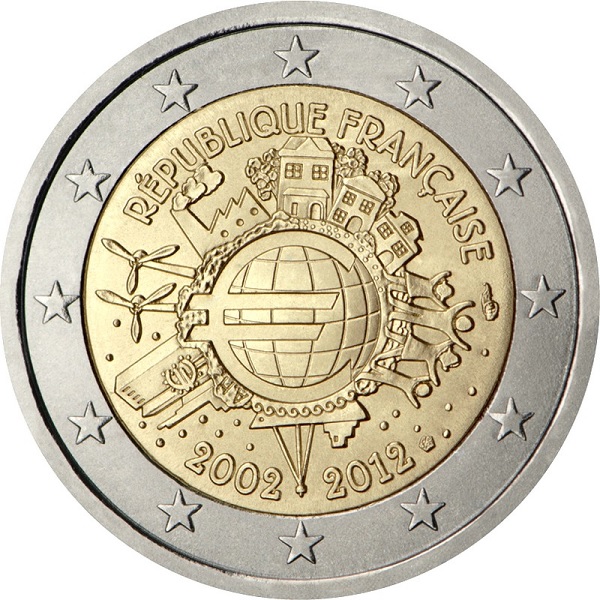Франция 2 Евро