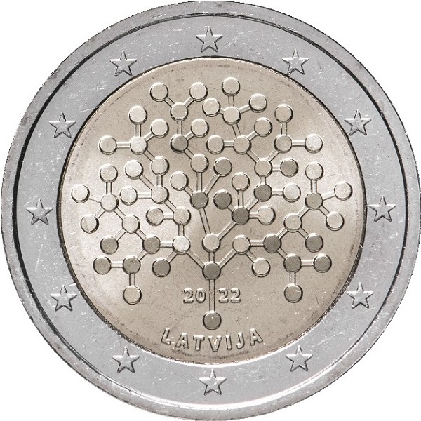 Латвия 2 Евро