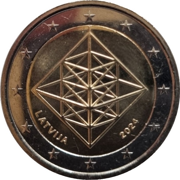 Латвия 2 Евро