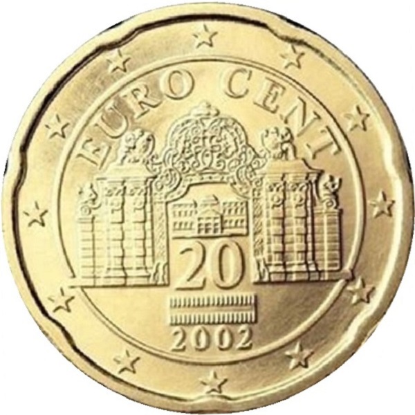 Австрия 20 Евро цент