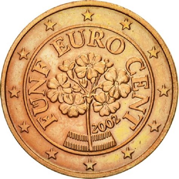 Австрия 5 Евро цент