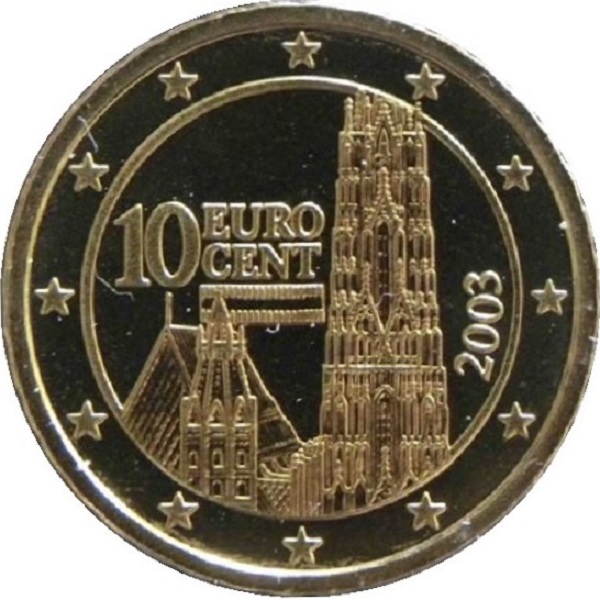 Австрия 10 Евро цент