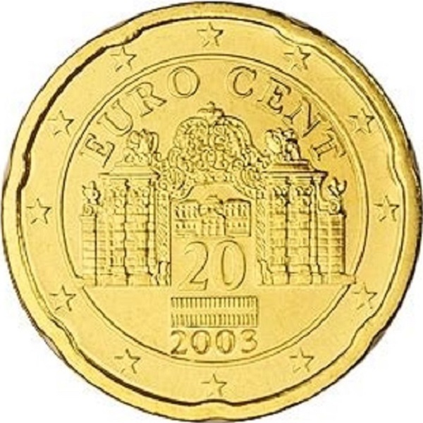 Австрия 20 Евро цент