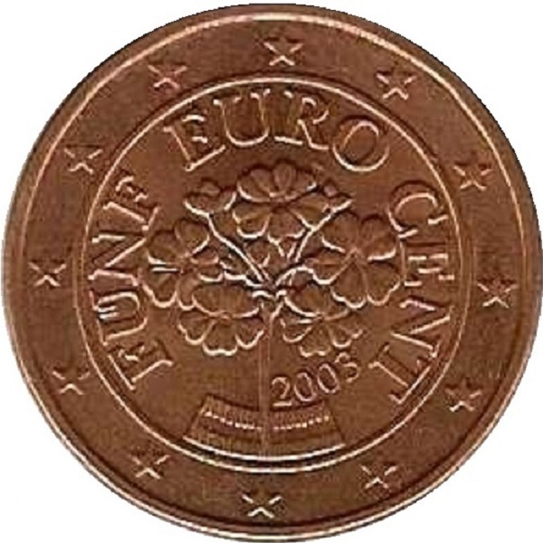 Австрия 5 Евро цент