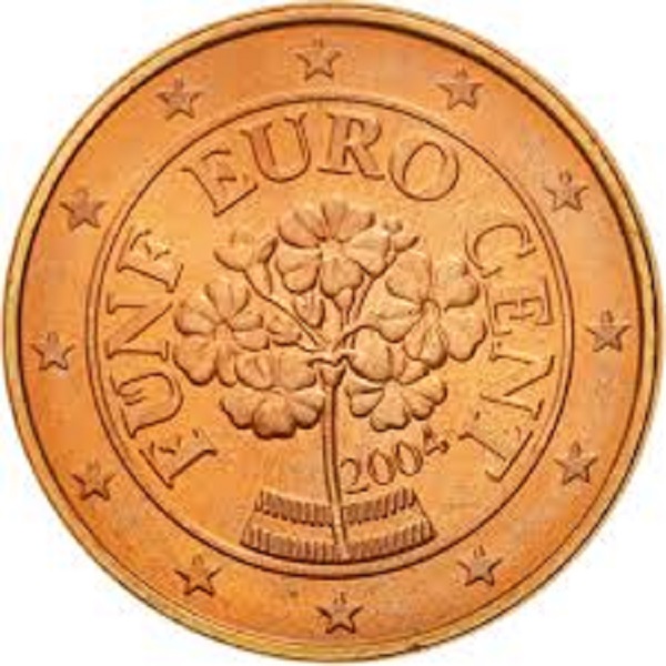Австрия 5 Евро цент
