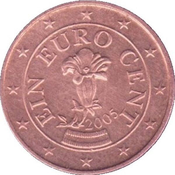 Австрия 1 Евро цент