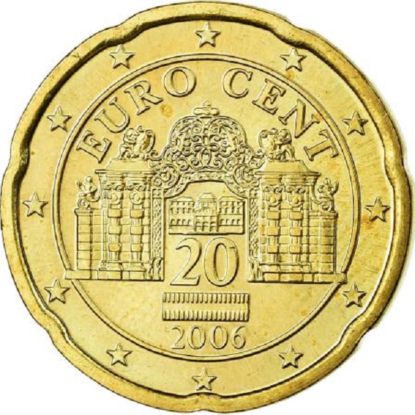 Австрия 20 Евро цент