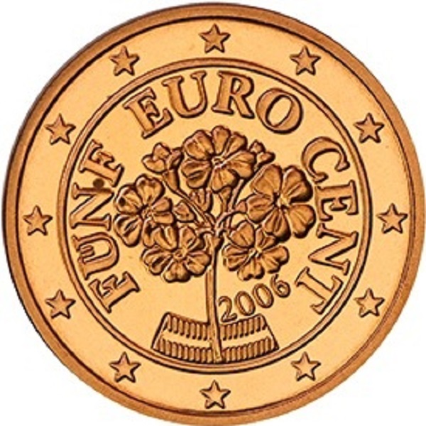 Австрия 5 Евро цент