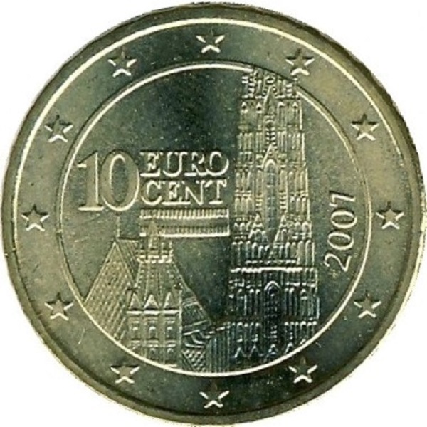 Австрия 10 Евро цент