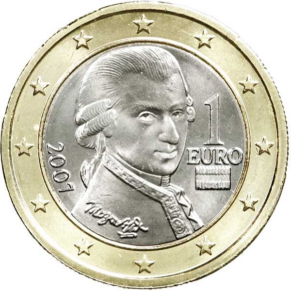 Австрия 1 Евро