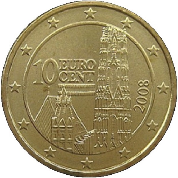 Австрия 10 Евро цент