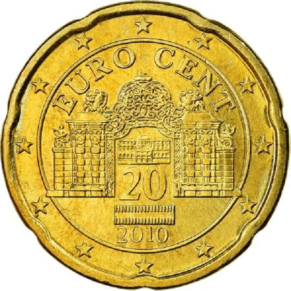 Австрия 20 Евро цент