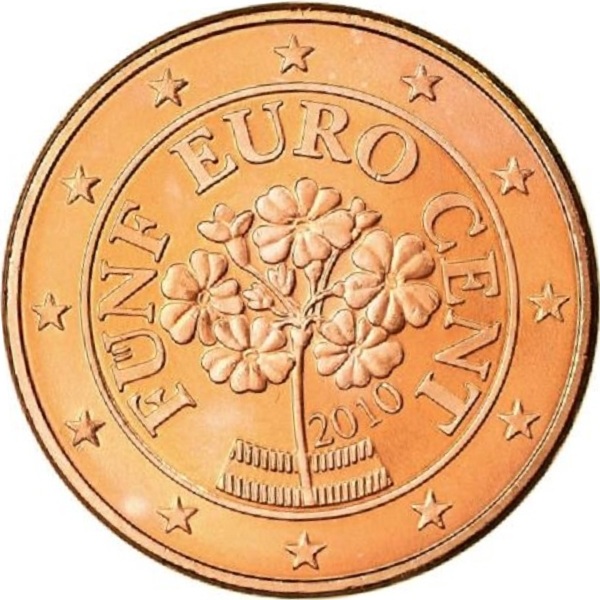 Австрия 5 Евро цент