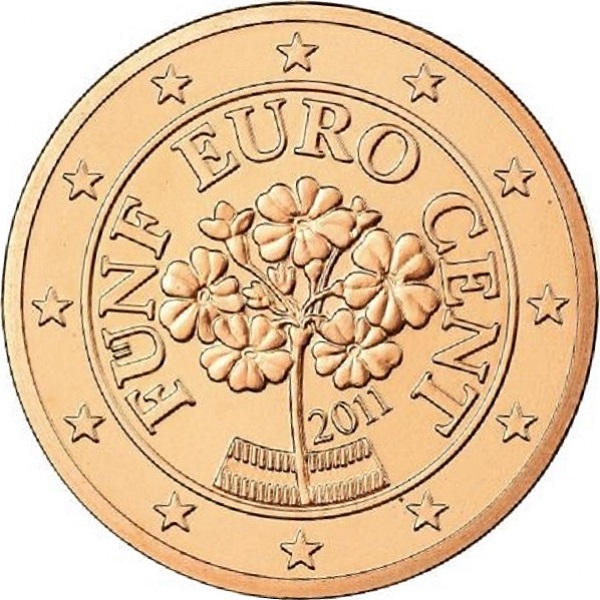 Австрия 5 Евро цент