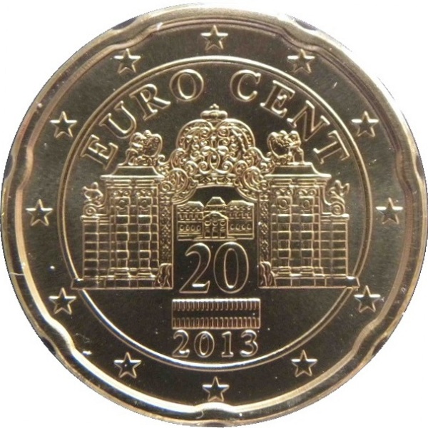 Австрия 20 Евро цент
