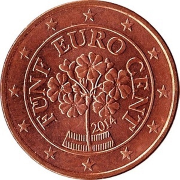 Австрия 5 Евро цент