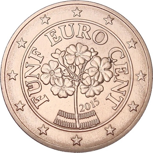 Австрия 5 Евро цент