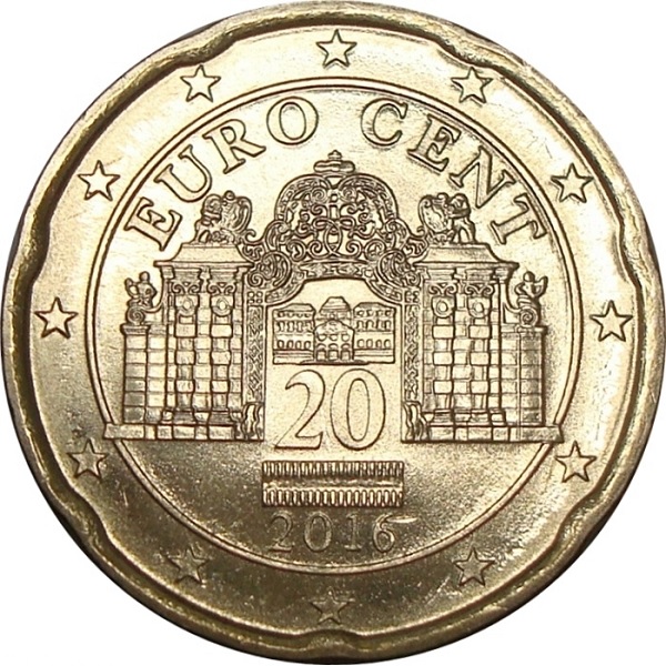 Австрия 20 Евро цент