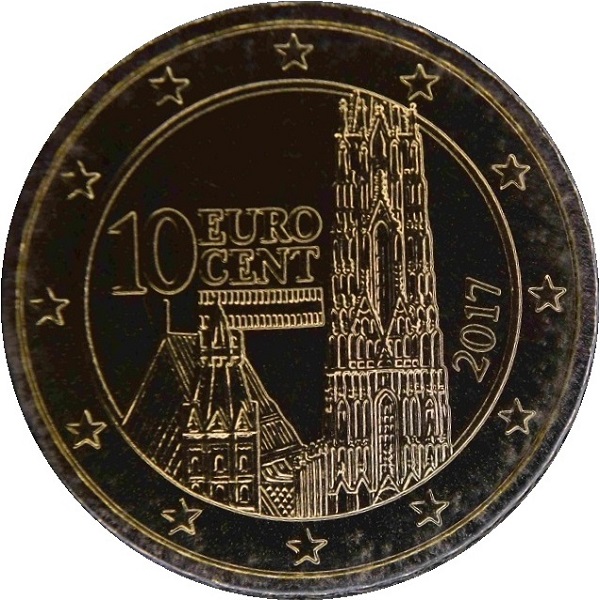 Австрия 10 Евро цент