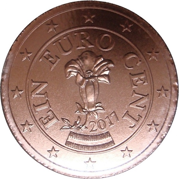 Австрия 1 Евро цент