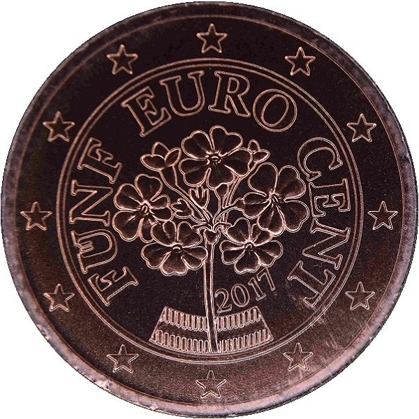 Австрия 5 Евро цент