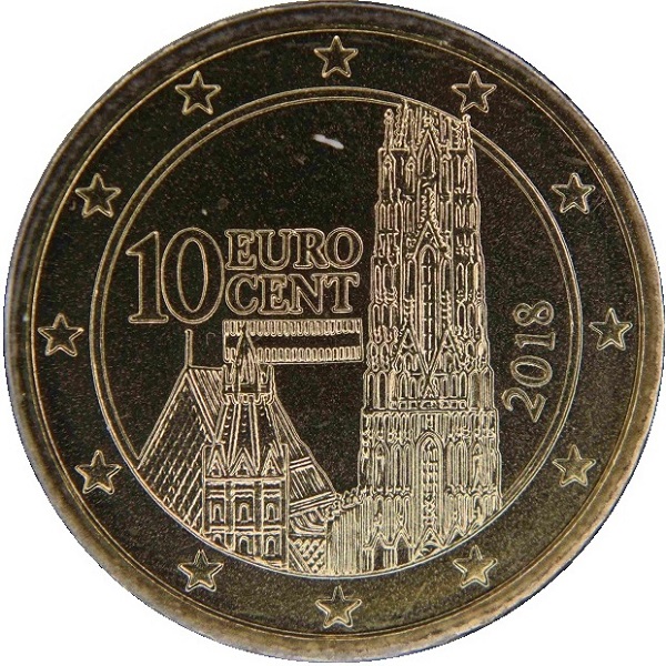Австрия 10 Евро цент