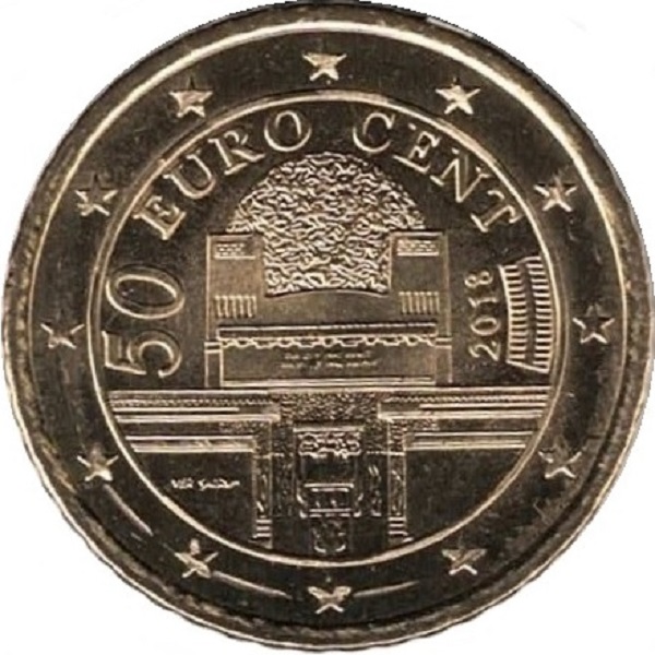Австрия 50 Евро цент