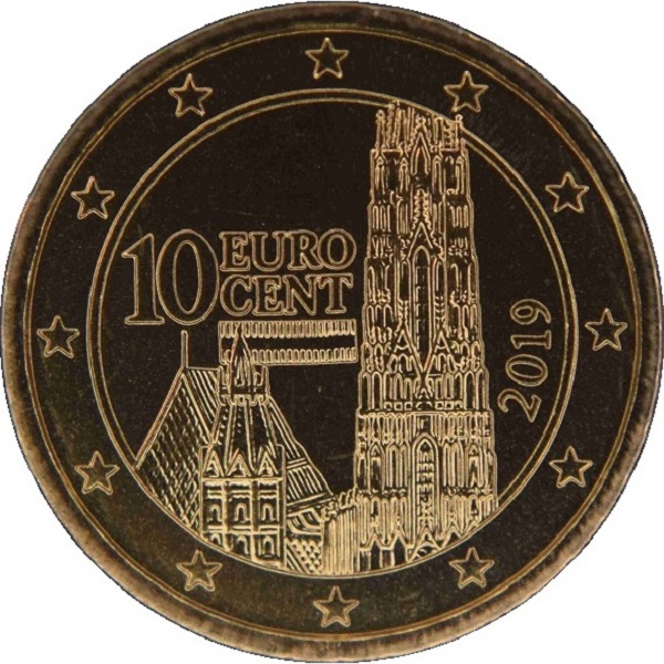 Австрия 10 Евро цент