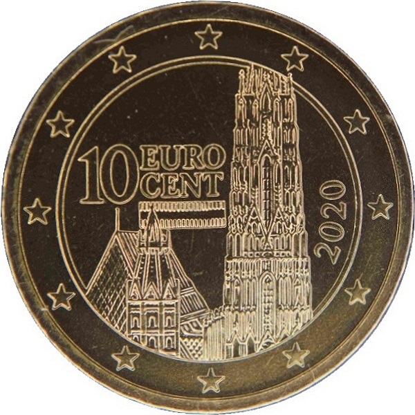 Австрия 10 Евро цент