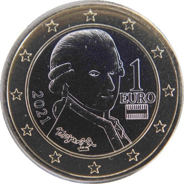 Австрия 1 Евро