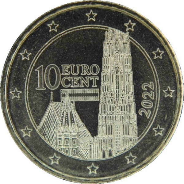 Австрия 10 Евро цент