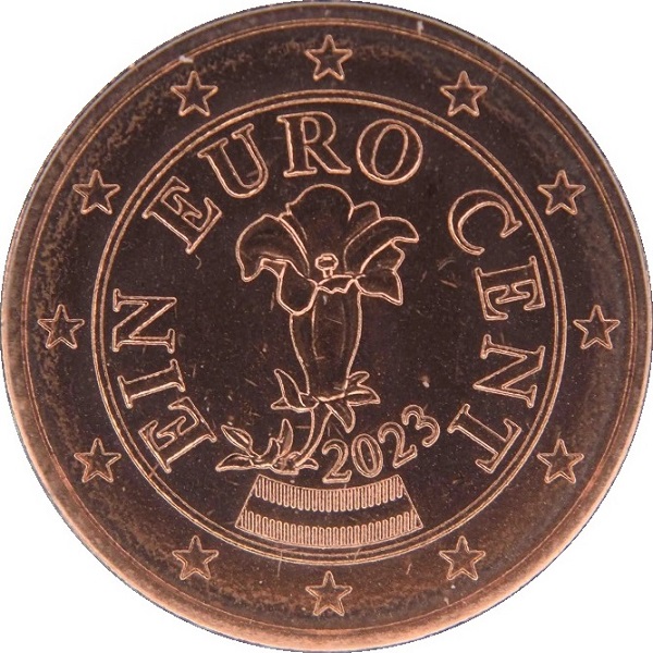 Австрия 1 Евро цент