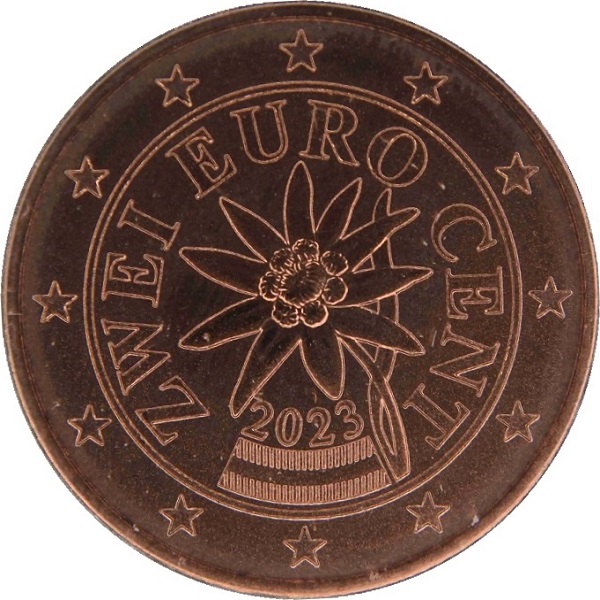 Австрия 2 Евро цент