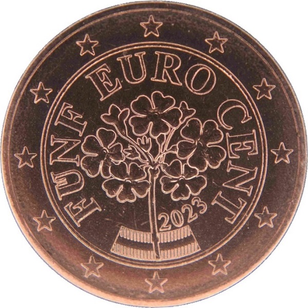 Австрия 5 Евро цент