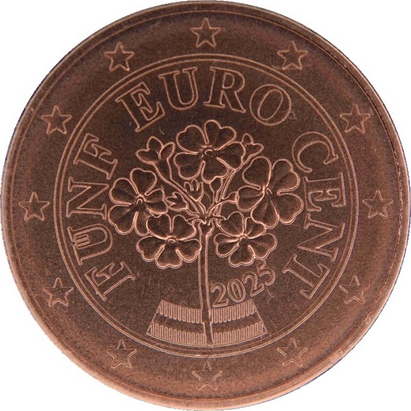 Австрия 5 Евро цент