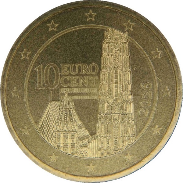 Австрия 10 Евро цент