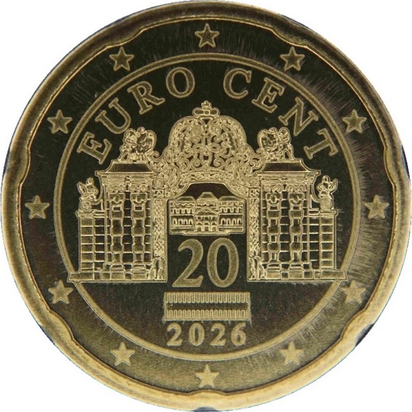 Австрия 20 Евро цент