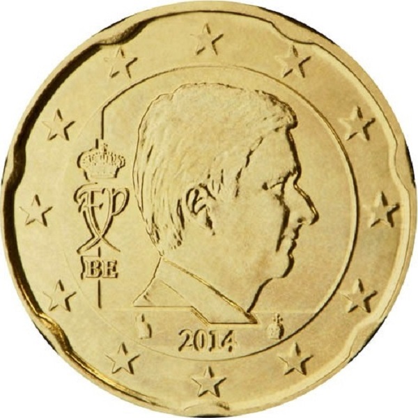 Бельгия 20 Евро цент