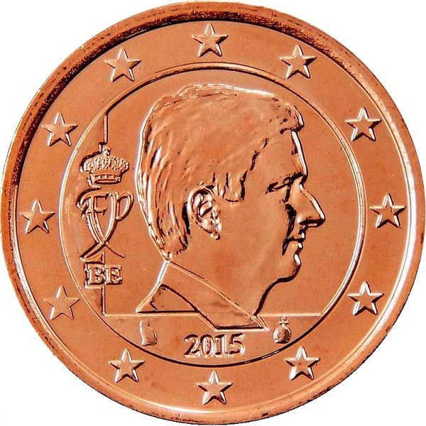 Бельгия 2 Евро цент