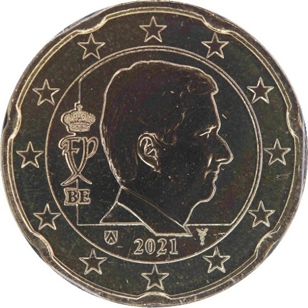 Бельгия 20 Евро цент