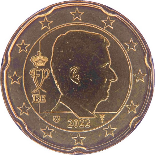 Бельгия 20 Евро цент