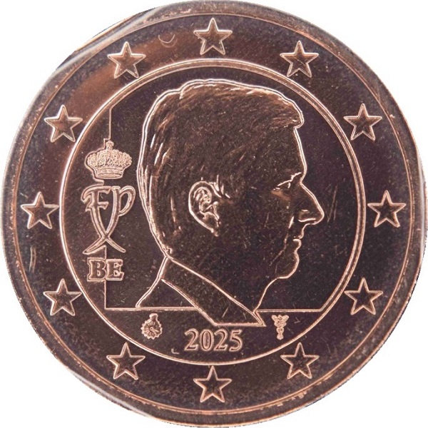 Бельгия 2 Евро цент