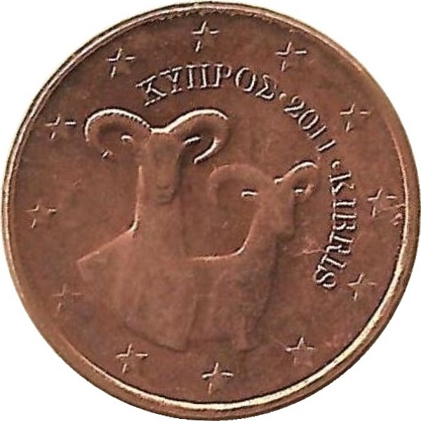 Кипр 1 Евро цент