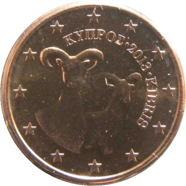 Кипр 1 Евро цент