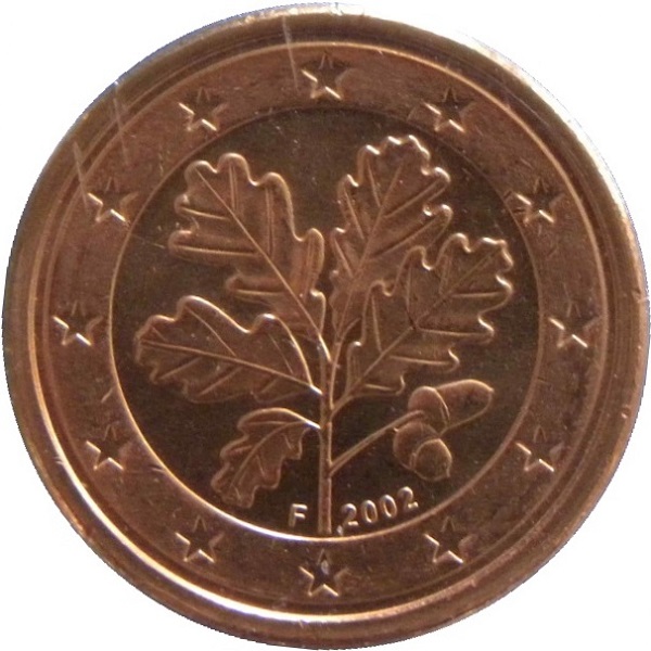 Германия 1 Евро цент