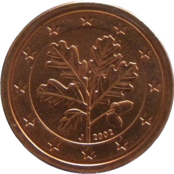 Германия 1 Евро цент