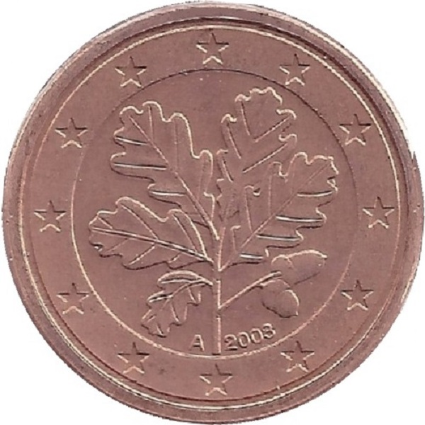 Германия 1 Евро цент