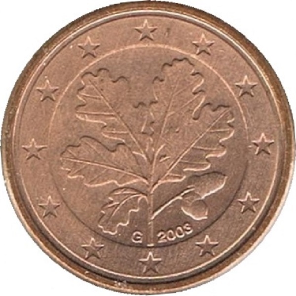 Германия 1 Евро цент