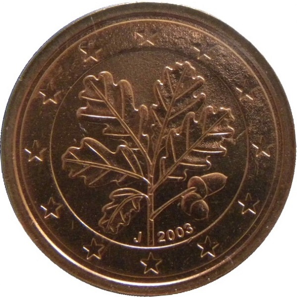 Германия 1 Евро цент